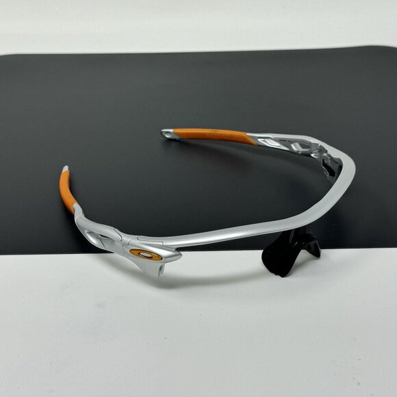 Oakley RadarLock Pitch Silver Sunglasses Frame Scratched Lenses OO9182-07 main image 16